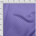 thumbnail image 3 of oneOone Georgette Viscose Indigo Blue Fabric Geometric Craft Projects Decor Fabric Printed by The Yard 42 Inch Wide, 3 of 4