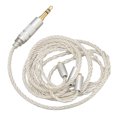 thumbnail image 1 of Replacement Earphone Cable, Earphone Cord 3.5mm Sound Jack MMCX HiFi Upgrade 4 Core 3.9ft Length  For SE215 For UM PRO10 For AM PRO10, 1 of 8