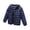 Dark Blue, variant on WRKEKC Kids Puffer Jacket Lightweight Hooded Design with Pocket for Boys Girls 2-10 Years Warm Cozy Winter Outerwear Jackets