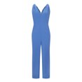 thumbnail image 4 of Pompotops Combinaison Décontractée à Bretelles pour Femmes, Grande Taille, Couleur Unie, 4 of 8