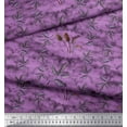thumbnail image 3 of Soimoi Rayon Fabric Leaves Print Fabric by The Yard 56 Inch Wide, 3 of 3