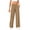 Solid Color, variant on Pisexur Womens Dress Pants Fashion Solid Color Button Loose Comfort Wide Leg Pants High Waist Straight Leg Pants Casual Baggy Office Formal Work Pants with Pockets