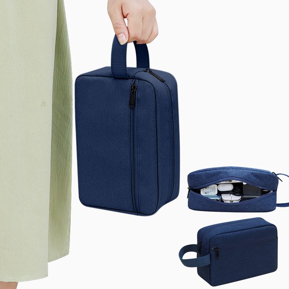Suncoda Digital Storage, Digital Accessory Storage Bag Partition Comfortable Handheld Storage Mouse Data Cable Mobile Power Bank Waterproofs Organizing Bag