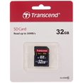 thumbnail image 1 of Transcend 32GB SDHC Class 10 Flash Memory Card Up to 30MB/s (TS32GSDHC10), Blue, 1 of 3