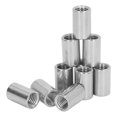thumbnail image 3 of 10Pcs Coupling Nut Round Rod Connector Female Thread 304 Stainless Steel M12x1.75 16 L25mm, 3 of 14