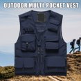 thumbnail image 2 of CAROOTU Outdoor Quick-drying Fishing Vest Multi-pocket Breathable Mesh Hiking Photography Vest, 2 of 7