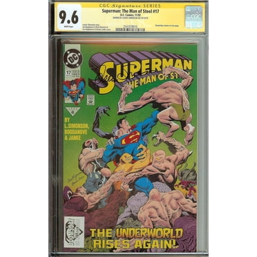 Superman Man of Steel #17 1st DoomsDay CGC Signed Louse Simonson