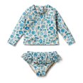 thumbnail image 1 of Wilson+Frenchy Ensemble de Natation Rashie Cutwork - Coquillages (3-6 Mois, 6-8 kg), 1 of 1
