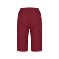 thumbnail image 4 of Wensltd Shorts d'Été à Jambe Grand pour Femmes, Mode, Lin, Fluides, Confortables, 4 of 6
