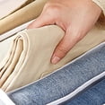 thumbnail image 4 of Boovnll Home Storage, 2Pc 7 Grids Washable Wardrobe Clothes Organizer, Jeans Compartment Storage Box 36*25*20, Storage, Storage and Organization, Organization and Storage, 4 of 8