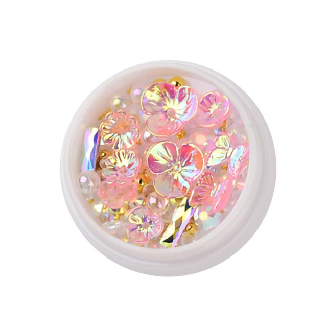 maskred 1/2/3/5 Art Crystal Flower Shining Rhinestone Pearl Sequin Rhinestone Manicure Decoration No.1 1 Pc