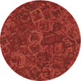 thumbnail image 1 of Ahgly Company Machine Washable Indoor Round Transitional Lava Red Area Rugs, 8' Round, 1 of 7
