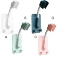 thumbnail image 4 of Self-Adhesive Shower Head Bracket Adjustable Handheld Showerhead Holder Wall Mount 2 Hooks Stand, Blue, 4 of 9