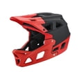 thumbnail image 1 of Helmet Riding Hat Shock Absorbing Teen Full Face Bike Helmet Red Black M, 1 of 9