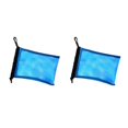 thumbnail image 2 of mmirethe Dive Swimming Drawstring Mesh Bag Storage Snorkel Diving for Gear Blue 9 Inch x 6.5 Inch 2Set, 2 of 6