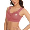 thumbnail image 4 of ManxiVoo Wireless Comfort Bras Full Coverage Minimizer with Adjustable Straps and Side Support for Everyday Wear Smooth T-Shirt Design XXXL Size Light Pink, 4 of 7