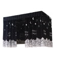 thumbnail image 1 of Mosquito net/bed curtain combo, Bottom Bunk Bed Curtains Dorm Home Privacy Bed Cloth Curtain Shading Breathable Bed Canopy With Rope And Buckles For Kids Teen Loft Bed Single Sleeper, A bed curtain, 1 of 2