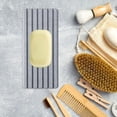 thumbnail image 3 of Bathroom Water Absorbing Pad for Bathroom and Kitchen - Diatomaceous Earth Tray for Drying Dishes Soap Dispenser Rug and Countertop Organization in White Ceramic Finish, 3 of 8