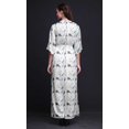 thumbnail image 2 of Bimba Robe Longue d'Été en Rayonne Imprimée Baleine Océan à Manches Kimono avec Fente - Medium, 2 of 6