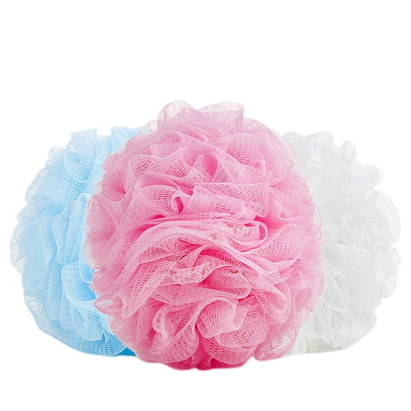 YATLTE Mesh Bath Sponges, Soft Bath Shower Loofah Sponge, Mesh Pouf Bath Scrunchies Body Wash Puff Shower Puff, Scrubber Cleaning Bathing Accessories