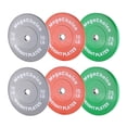 thumbnail image 1 of 2-Inch Color Rubber Weight Plates – Durable 100-160Lbs Olympic Bumper Plates for Barbell & Home Gym Strength Training, 1 of 6