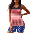 thumbnail image 3 of Women With Shorts Athletic Bathing Suits Racerback Tank Tops Swimwear, 3 of 3