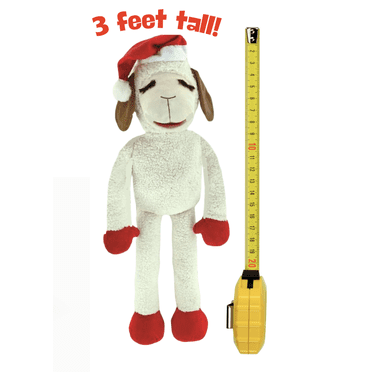 Jouet en peluche pour chien Multipet Jumbo Lamb Chop avec couineur, 18 pouces