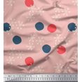 thumbnail image 1 of Soimoi polyester Crepe Fabric Geometric & Polka Dots Decor Fabric Printed Yard 42 Inch Wide, 1 of 3
