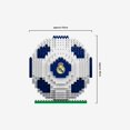 thumbnail image 4 of Real Madrid - BRXLZ 3D Soccer Ball Construction Kit 696 Pieces, Building Block Kit, 4 of 4
