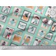 thumbnail image 3 of Soimoi Viscose Chiffon Fabric Penguin Ocean Print Sewing Fabric Yard 42 Inch Wide, 3 of 3