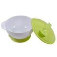 thumbnail image 1 of Suction Baby Bowls with Spoon Toddler Kids Spill Proof Solid Feeding Set(Green), 1 of 4