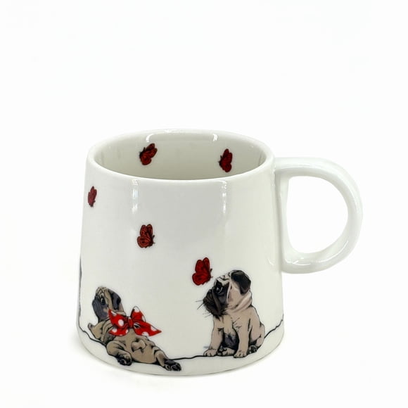 Ma Maison Pawz Café Tasse Chien, 360ml, Rouge