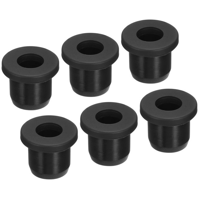 Unique Bargains Rubber Grommet Mount Dia 7/16' (11mm) Round T Type for Wire Protection 6 Pack