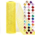 thumbnail image 1 of Mesh Ribbon for Wreaths 10 Inch x 30 Foot Wreath Mesh Rolls with Shiny Metallic Foil for Easter Christmas Party Wedding Home Decor DIY Craft Projects and Gift Wrapping, 1 of 7