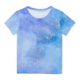 thumbnail image 1 of Penkiiy T-Shirts Garçons Filles T-Shirts Graphiques Imprimés Étoile 3D T-Shirts Col Rond Manches Courtes pour Enfants 13-14 Ans Multicolore, 1 of 4