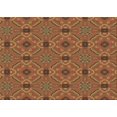 thumbnail image 1 of Ahgly Company Machine Washable Indoor Rectangle Transitional Mahogany Brown Area Rugs, 8' x 12', 1 of 7