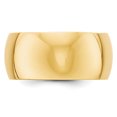 thumbnail image 2 of Bracelet Demi-Rond en Or Jaune 14K 10mm Taille 9, 2 of 3
