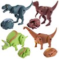 thumbnail image 1 of RXIRUCGD Jouets Simulation Dinosaure Jouet Modèle Dinosaure Déformé Collection pour Enfants, 1 of 8