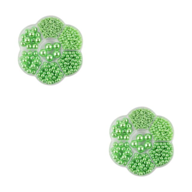Baohd 1/2/3/5 1150pack/lot Bead Accessories Easy To Thread Wide Application Not Easy To Fade green 2PCS