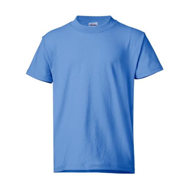 Hanes Garçon ComfortBlend EcoSmart Col Ras du Cou, s, Bleu Caroline
