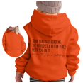 thumbnail image 1 of PMVFHDE Liquidation Automne Sweat à Col Rond Sweat à Capuche pour Filles Manches Longues Sweat à Capuche Graphique Pulls Mignons pour Enfants Vêtements pour Filles Orange,100, 1 of 5