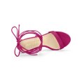 thumbnail image 4 of BLISSFUL STEP Sandales pour Femmes Talons Aiguilles Talons Plateforme Sandales à Lacets Rose Vif 7,5, 4 of 7