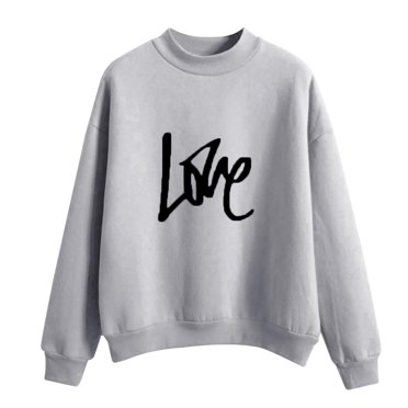 CEHVOM Femmes Mode Décontractée Imprimé Col Rond Ample Manches Longues Hauts Courts Blouse Chandails Sans Capuche Liquidation