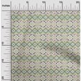 thumbnail image 2 of oneOone Rayon Light Green Fabric Geometric Craft Projects Decor Fabric Printed By The Yard 56 Inch Wide, 2 of 4