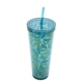 thumbnail image 3 of Mainstays Blue Plastic Sipper Tumbler 27 Ounces, 1pc, 3 of 4