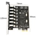 thumbnail image 5 of 7 Ports Pci-e To Usb 3.0 Hub Pci Expansion Card (nec+via Chip), 5 of 5