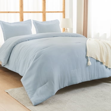 Hitime Ultra Soft Beige Twin Size Comforter Set 3 Pieces Gentle Down Alternative Bedding 1 Lightweight Comforter and 2 Pillowcases