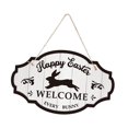 thumbnail image 4 of Abbracc Easter Decoration Door Sign Easter Bunny Rabbit Sign for Holiday Garden Yard E, 4 of 9
