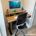 thumbnail image 4 of Desky Bureau Assis-Debout Mini Double - Teck Sublime / 32 x 20 Pouces / Blanc, 4 of 10