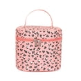 thumbnail image 2 of Dvkptbk Storage Large Capacity Travel Makeup Bag,Portable Cosmetic Bag Imitation Leather Osmetic Bag Large Opening Design Makeup Organizer Bag Home Essentials, 2 of 3